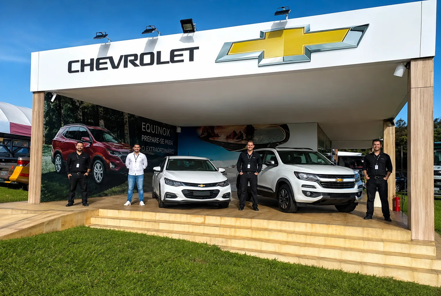 Estande Chevrolet em veirão