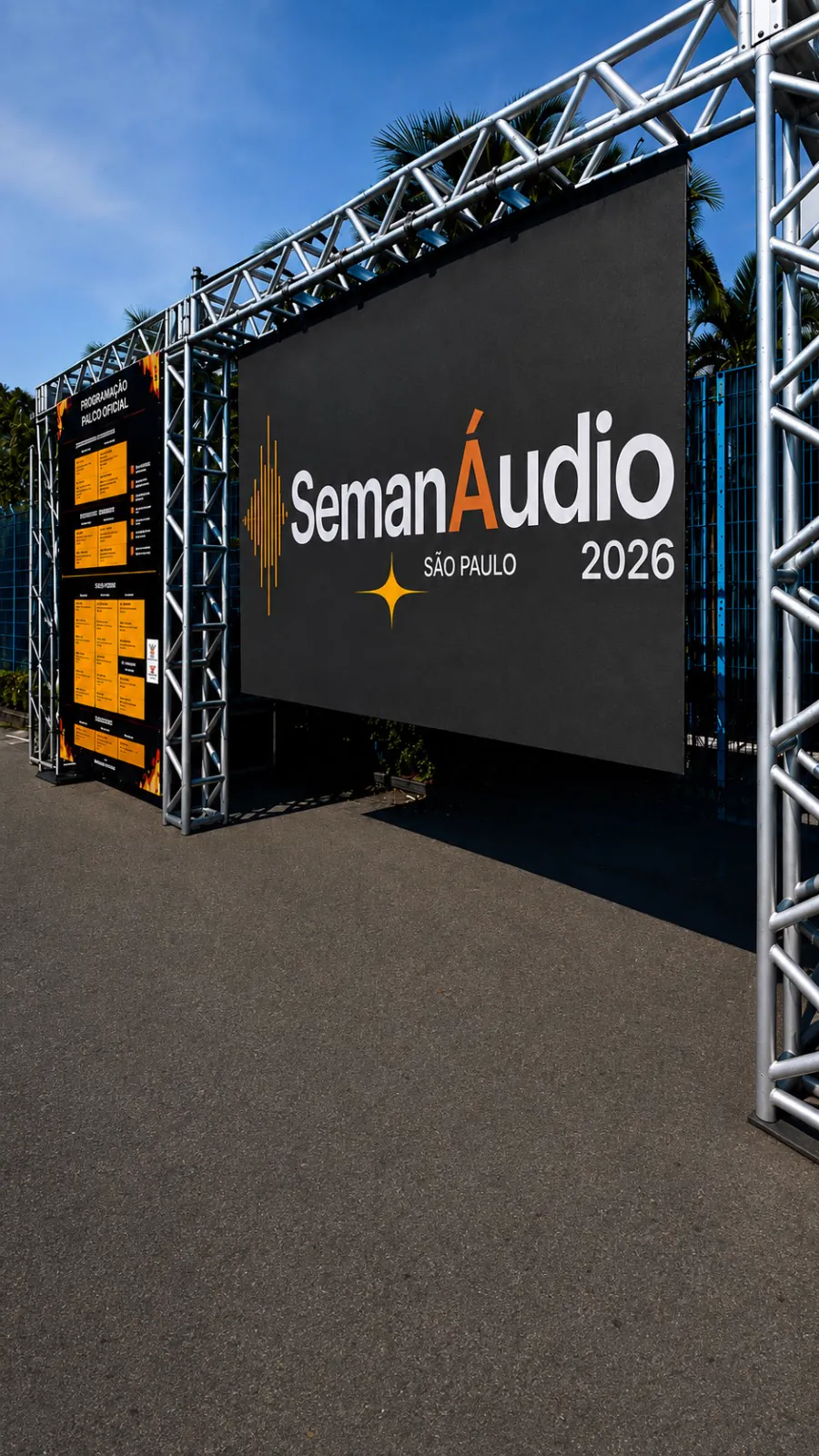 Entrada do SemanÁudio São Paulo